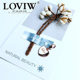Rose Golden Heart Charm Pendant - Romantic Pure Gift for Women