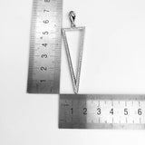 Triangle CZ Pave Charm Pendant - 2019 Jewelry Gift