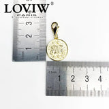Zodiac Gemini Star Sign Charm Pendant Jewelry Gift For Women Men