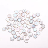 Freshwater Baroque Pearl Beads with Plum Flower Charm