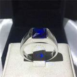 Purple Amethyst Stone Rings S925 Silver Filled Wedding Bands