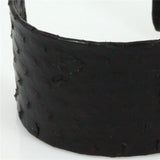 Real Snakeskin Cuff Bangle Natural Stone Women Open Bangle Bracelet