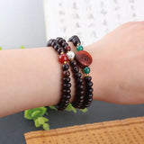 Retro Buddha Bead Bracelet Natural Stone Chakra Bracelet AB226