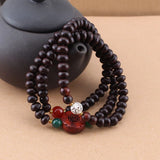 Retro Buddha Bead Bracelet Natural Stone Chakra Bracelet AB226