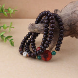 Retro Buddha Bead Bracelet Natural Stone Chakra Bracelet AB226