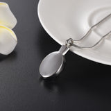 Charm Rose Engrave Pendant Ashes Keepsake Urn Necklace