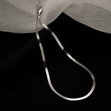 Charm Silver Stainless Steel Snake Chain Anklet For Women Jewelry