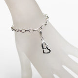 Charm Silver Link Chain Bracelet,Europe Style,Glam Jewelry