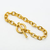 Stainless Steel Plated Chain Bracelets for Daily Adornment