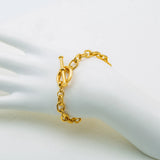 Stainless Steel Plated Chain Bracelets for Daily Adornment