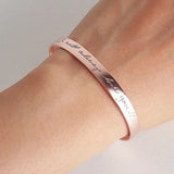 Personalized Stainless Steel Charm Bangles for Couples