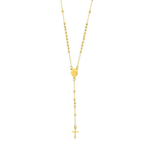 Stainless Steel Metal Beads Body Chain Cross Necklaces