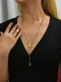 Stainless Steel Metal Beads Body Chain Cross Necklaces