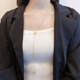 Pig Nose Pendant Necklace Coffee Bean Chain Hip Hop Style Women's Jewelry