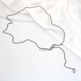 Pig Nose Pendant Necklace Coffee Bean Chain Hip Hop Style Women's Jewelry