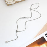 Pig Nose Pendant Necklace Coffee Bean Chain Hip Hop Style Women's Jewelry