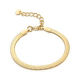 Stainless Steel Snake Chain Bracelet for Women