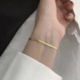 Stainless Steel Snake Chain Bracelet for Women