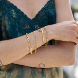 Stainless Steel Snake Chain Bracelet for Women