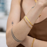 Stainless Steel Snake Chain Bracelet for Women