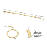 Stainless Steel Snake Chain Bracelet for Women