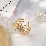 Exaggerated Shaped Branch Wide Bangle