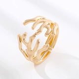 Exaggerated Shaped Branch Wide Bangle