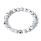 Purple Quartz Fluorite Beads Bracelet for Women
