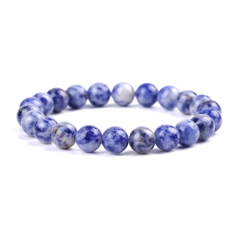 Purple Quartz Fluorite Beads Bracelet for Women