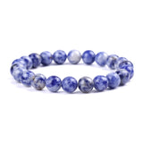 Purple Quartz Fluorite Beads Bracelet for Women