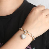 Z-shaped Bracelet Water Ripple Gear Toothed Jewelry for Women