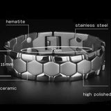 Twisted Magnetic Bracelet Men Gift Therapy Magnets Health Energy Bangle