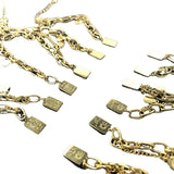 Constellation Square Plate Bracelet Anklet DIY Gift