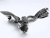 Men's Stainless Steel Dragon Phoenix Pendant Necklace