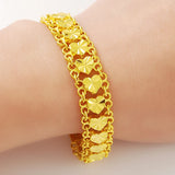 Charmhouse Hearts Link Chain Bracelet & Bangle Pulseira Femme Wristband Jewelry