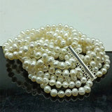 8-Row 6-7mm Freshwater Pearl Bracelet 7.5 Inch