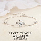 925 Silver Zicorn Hollow Lucky Chain Bracelet - Woman's Jewelry