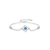 925 Silver Zicorn Hollow Lucky Chain Bracelet - Woman's Jewelry