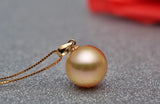 9mm Natural Sea Pearl Pendant for Women Jewelry