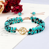 Charming Braided Bracelet 4mm Beaded Bracelets Adjustable Woven Jewelry