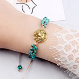 Charming Braided Bracelet 4mm Beaded Bracelets Adjustable Woven Jewelry