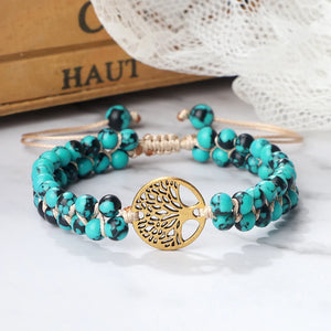 Charming Braided Bracelet 4mm Beaded Bracelets Adjustable Woven Jewelry
