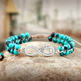 Charming Braided Bracelet 4mm Beaded Bracelets Adjustable Woven Jewelry