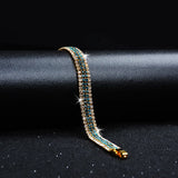 Charming Bride Wedding Bracelet Crystal Rhinestone Princess Jewelry