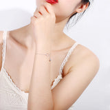 Cat Charm 925 Silver Bracelet Statement Jewelry