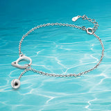 Cat Charm 925 Silver Bracelet Statement Jewelry