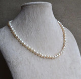Charming Girl Gift Pearl Necklace 6-7mm
