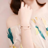 Charming Double Heart Bracelets & Bangles Set