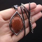 Shell Turquoise Crystal Pendant for DIY Jewelry Making