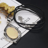 Shell Turquoise Crystal Pendant for DIY Jewelry Making